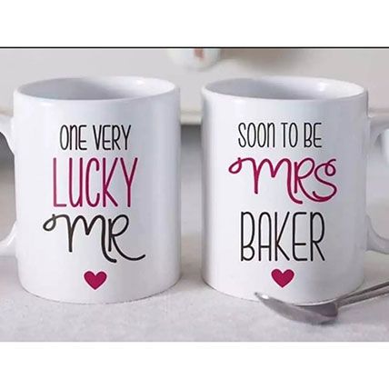 Set Of 2 Beautiful Personalized Mugs