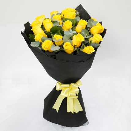 Sunshine 6 Yellow Roses Bouquet
