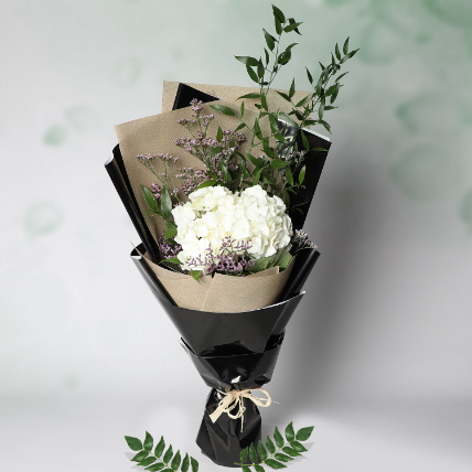 White Hydrangea Bouquet PH