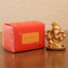 4 Designer Diyas and Golden Pagdi Ganesha Idol
