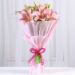 Admirable Asiatic 12 Pink Lilies Bunch