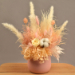 Alluring Mixed Preserved Flowers Designer Vase