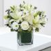 Beautiful White Flowers Vase