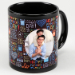 Black Personalised Mug For Fathers Day Wish