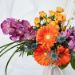 Blissful Mixed Flowers Purple Vase Arrangement