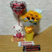Cute Teddy with Chocolate & Flower Bouquet