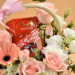 Elegant Flowers & Lindt Chocolate Willow Basket