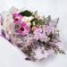 graceful mixed flowers beautifully tied bouquet