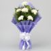 Heavenly 12 White Carnations Bunch