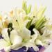Lovely 12 White Oriental Lilies Bouquet