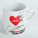 Personalised Heart Ceramic Mug