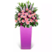 Pink And Purple Flower Stand