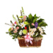 Plants And Flowers Wicker Basket