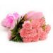 Pretty 12 Pink Carnations Bouquet