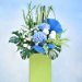 Soothing Mixed Flowers Green Stand