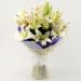 White Oriental Lilies Bouquet
