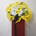 Yellow Gerberas Flower Stand